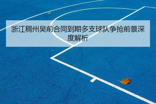 浙江稠州吴前合同到期多支球队争抢前景深度解析